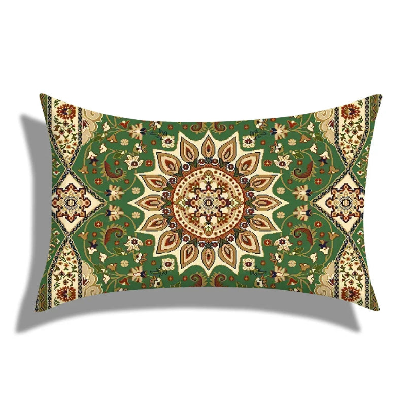 EMESA HOME Moroccan Geometric Short Plush Rectangular Cushion Cover