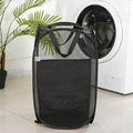 EMESA HOME Folding Mesh Laundry Basket with Handles – Breathable Clothes, Toy, and Sundries Storage Hamper for Home Use - EMESA HOME™
