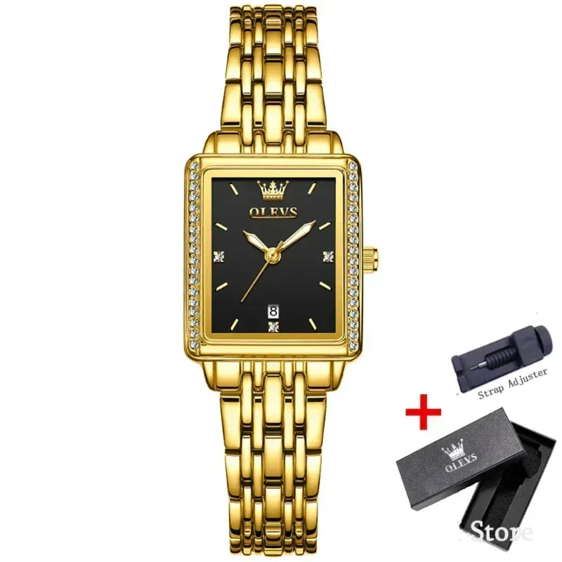 EMESA HOME Elegant Quartz Women’s Wristwatch – Luxury Waterproof Luminous Date Watch - EMESA HOME™