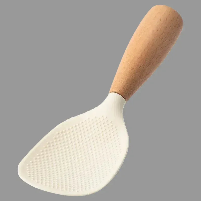 EMESA HOME Silicone Cooking Spoon – Non-stick, Anti-scalding, Heat-resistant Rice & Pot Spoon, Durable Kitchen Tool - EMESA HOME™