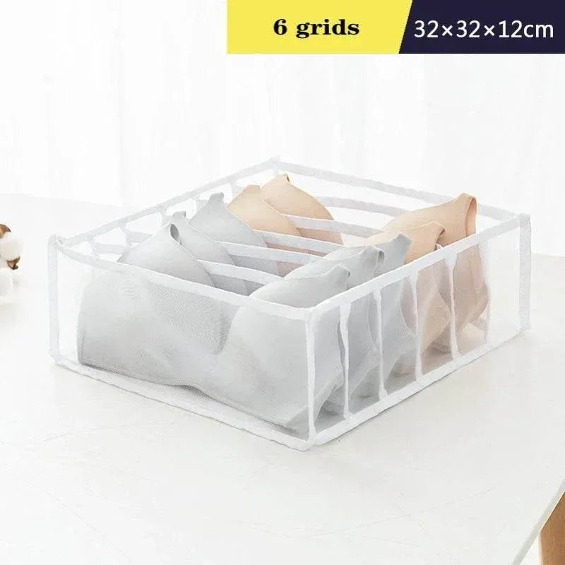 EMESA HOME Organizer for Panties, Socks, Bras, and Jeans - Foldable Wardrobe Storage Divider Box for Underwear and Clothes - EMESA HOME™