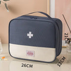 EMESA HOME Portable Medicine Pouch – Travel First Aid Kit & Household Medical Storage Organizer