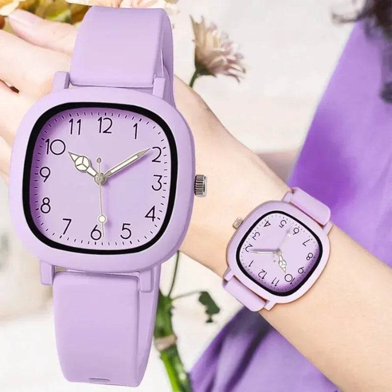 EMESA HOME Bear Design Women's Quartz Watch – Fashion Silicone Jelly Casual Watch for Girls & Ladies