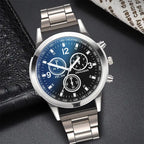 EMESA HOME Men’s Stainless Steel Band Quartz Business Watch