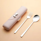 EMESA HOME Portable Stainless Steel Cutlery Set – 304 Camping Chopsticks Fork Spoon Outdoor Picnic Dinner Set - EMESA HOME™