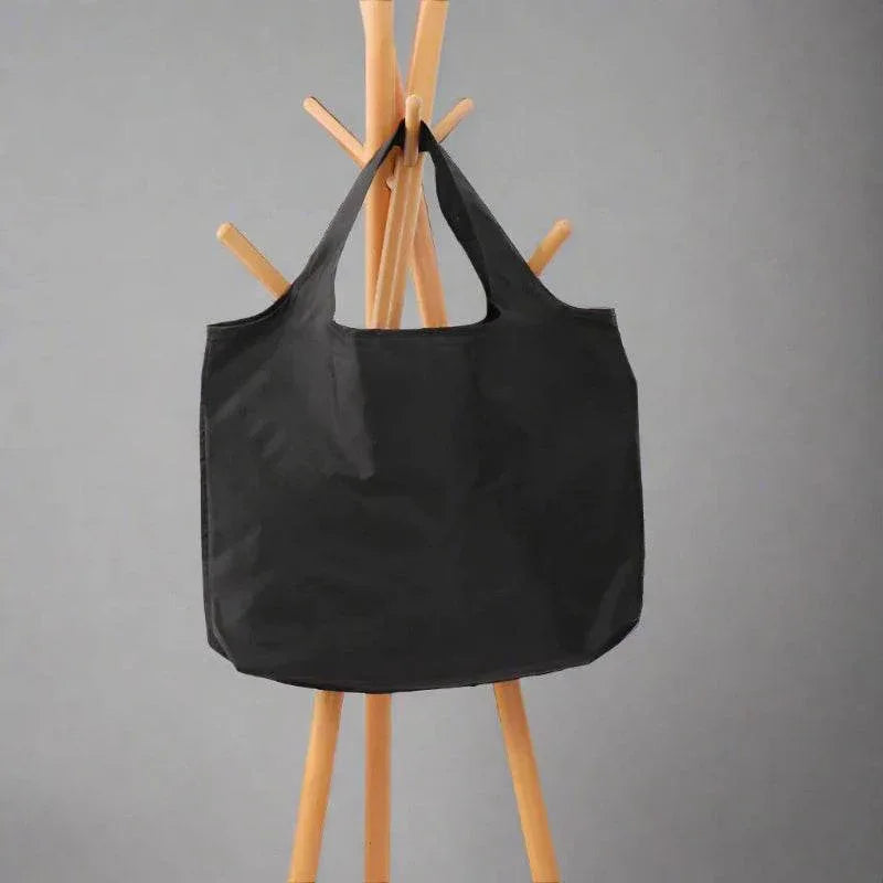 EMESA HOME BIG Eco-Friendly Folding Shopping Bag Reusable Portable Shoulder Handbag for Travel Grocery simple solid color grocery bag - EMESA HOME™