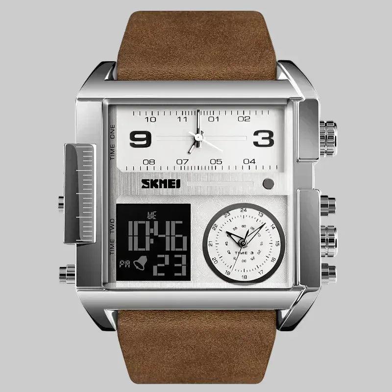 EMESA HOME Men Sports Watch – Quartz Movement 3 Time Military Style Digital Wristwatch - EMESA HOME™