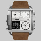 EMESA HOME Men Sports Watch – Quartz Movement 3 Time Military Style Digital Wristwatch - EMESA HOME™