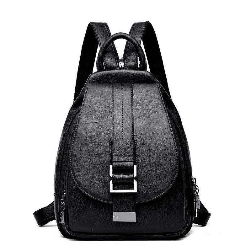 EMESA HOME Women’s PU Leather Backpack – Vintage School Travel Backpack for Girls and Ladies - EMESA HOME™