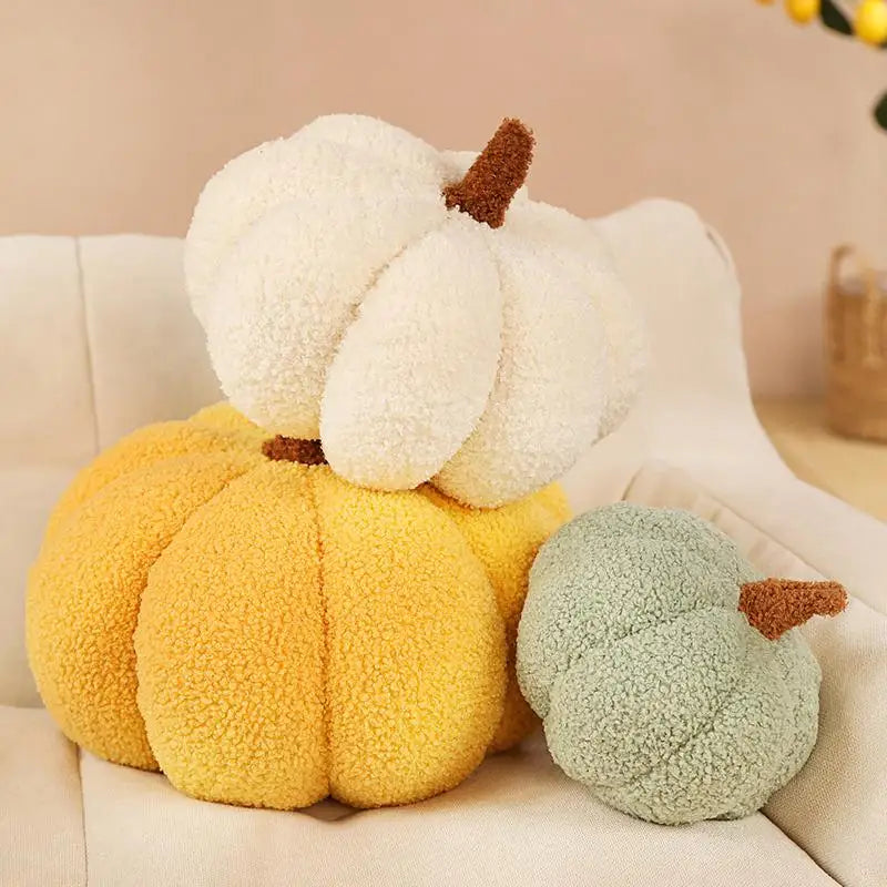 EMESA HOME Plush Pumpkin Stuffed Decorative Cushion – 23/40CM