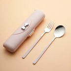 EMESA HOME Portable Stainless Steel Cutlery Set – 304 Camping Chopsticks Fork Spoon Outdoor Picnic Dinner Set - EMESA HOME™