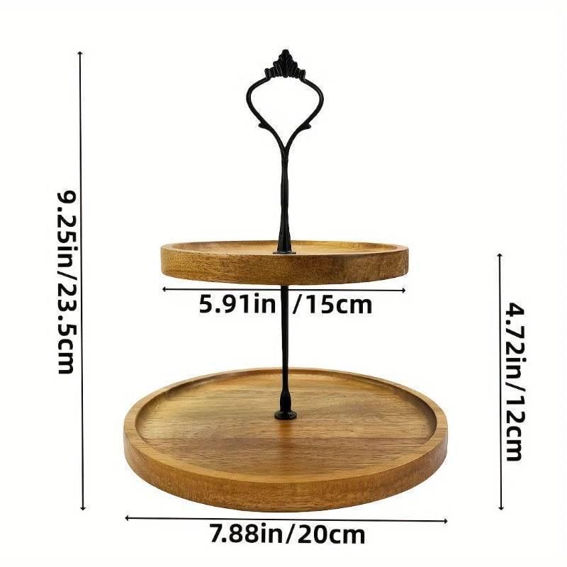 EMESA HOME Japanese Solid Wood Fruit Plate, Multi-Size Wooden Tray, High-Quality Fruit & Snack Serving Tray - EMESA HOME™