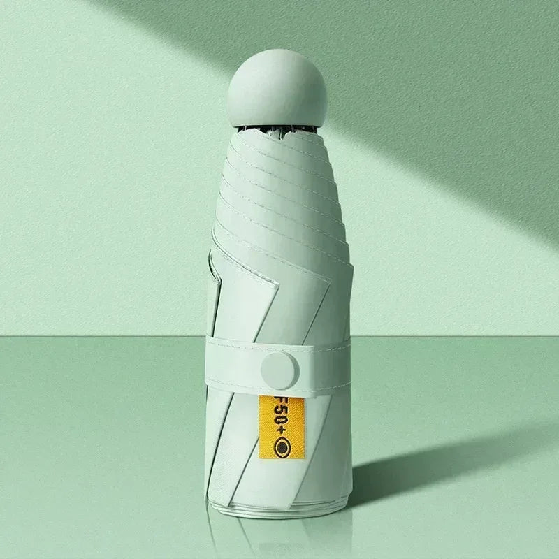 EMESA HOME Compact Foldable Mini Umbrella – Portable Lightweight Travel Umbrella with UV Protection for Sun & Rain - EMESA HOME™