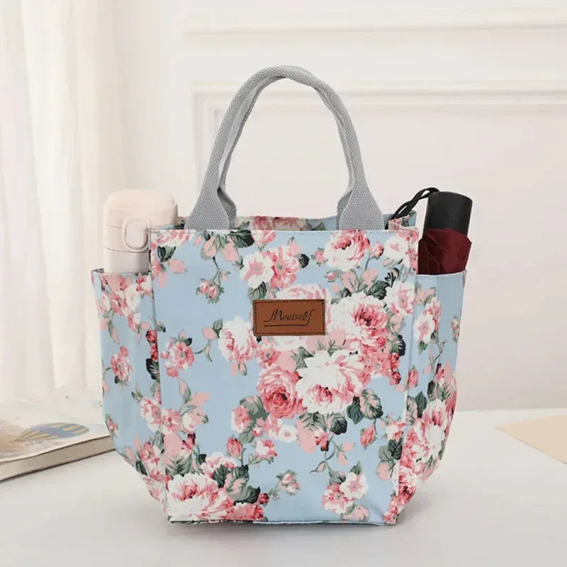 EMESA HOME Thermal Lunch Bag – Fashionable Bento Handbag for Office, Travel & Moms On-the-Go - EMESA HOME™