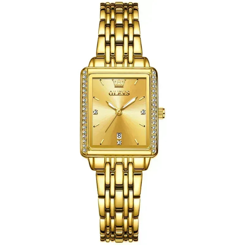 EMESA HOME Elegant Quartz Women’s Wristwatch – Luxury Waterproof Luminous Date Watch - EMESA HOME™
