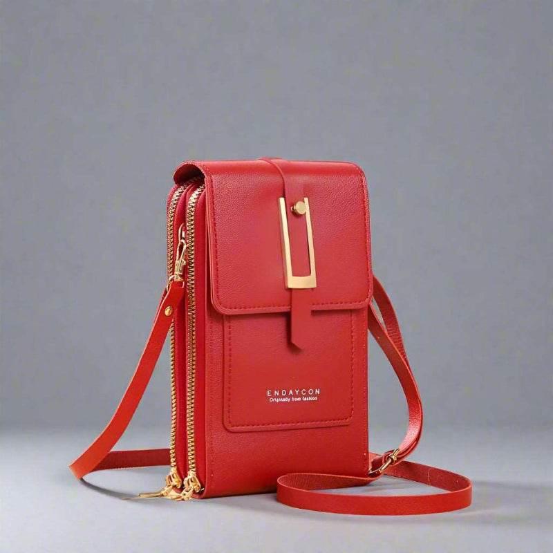 EMESA HOME Touch Screen Cell Phone Bag – Soft Leather Wallet, Hand Purse, Crossbody for Women, Small Handbag, Affordable - EMESA HOME™