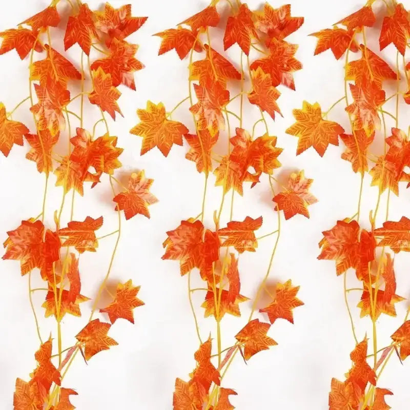 EMESA HOME Artificial Maple Leaf Garland Hanging Vine for Autumn Decor