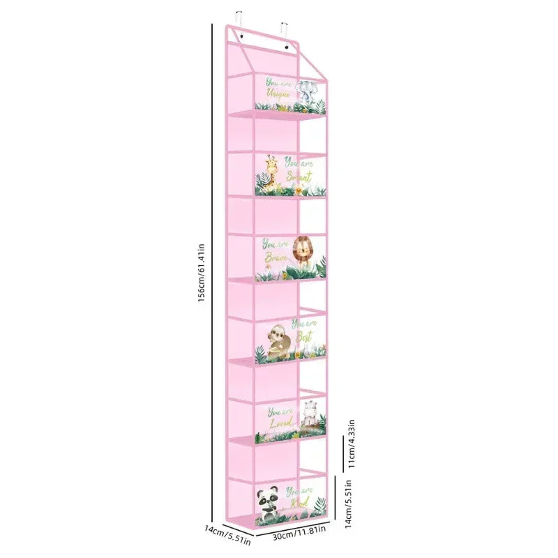 EMESA HOME Over-the-Door Hanging Organizer – 4/6 Layer Storage for Cosmetics, Nursery, Bathroom, Closet, Bedroom & Dorm - EMESA HOME™
