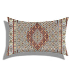 Decorative pillow with intricate pattern on a white background