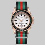 EMESA HOME Luxurious Women Nylon Strap Watch – Simple Luminous Quartz Calendar Watch - EMESA HOME™