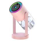 EMESA HOME 280ML Air Humidifier with Colorful Light, Silent Operation, Rotating Cup Design for Home, Office, and Car Use - EMESA HOME™