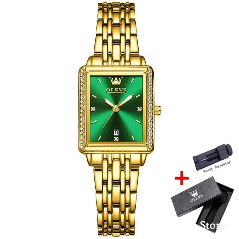 EMESA HOME Elegant Quartz Women’s Wristwatch – Luxury Waterproof Luminous Date Watch - EMESA HOME™
