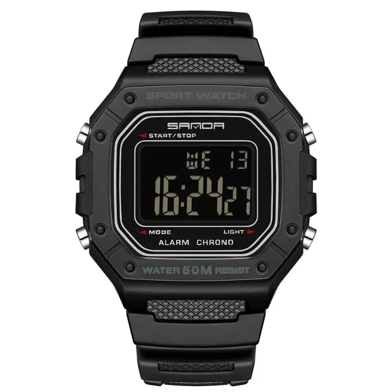 EMESA HOME Men's Military Sport Watch, Big Dial LED Digital Waterproof Wristwatch with Stopwatch Function - EMESA HOME™