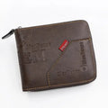EMESA HOME Men’s PU Leather Wallet – Short Bifold Card Holder with Zippered Coin Pocket - EMESA HOME™