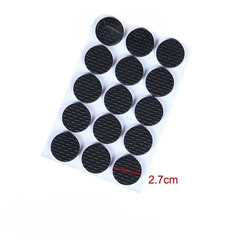 EMESA HOME Non-Slip Self-Adhesive Furniture Pads – EVA Round & Square Leg Protectors for Tables, Chairs, Sofas & Floors 15Pcs 2.7cm Diameter