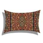 Decorative pillow with intricate pattern on a white background