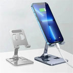 EMESA HOME Foldable Aluminum Phone & Tablet Stand, Universal Adjustable Desktop Holder Mount for Mobile Devices - EMESA HOME™