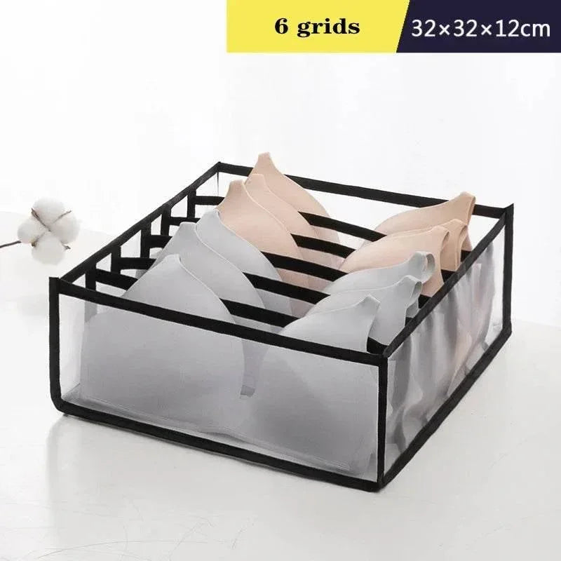 EMESA HOME Organizer for Panties, Socks, Bras, and Jeans - Foldable Wardrobe Storage Divider Box for Underwear and Clothes - EMESA HOME™