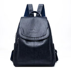 EMESA HOME Vintage PU Leather Backpack for Women – Large Capacity Travel, School, and Daily Use Bag - EMESA HOME™