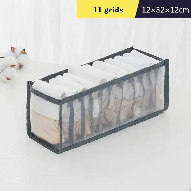 EMESA HOME Organizer for Panties, Socks, Bras, and Jeans - Foldable Wardrobe Storage Divider Box for Underwear and Clothes - EMESA HOME™