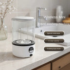 EMESA HOME 2L Portable Mini Washing Machine – USB Rechargeable Automatic Laundry Washer for Underwear, Socks & Small Clothes