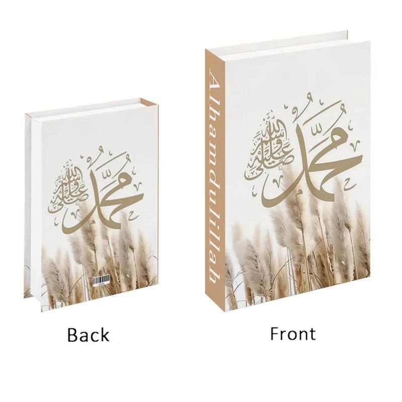 EMESA HOME Luxury Kaaba Fake Book Storage Box – Decorative Faux Book for Coffee Table, Living Room, or Bedroom BA9420