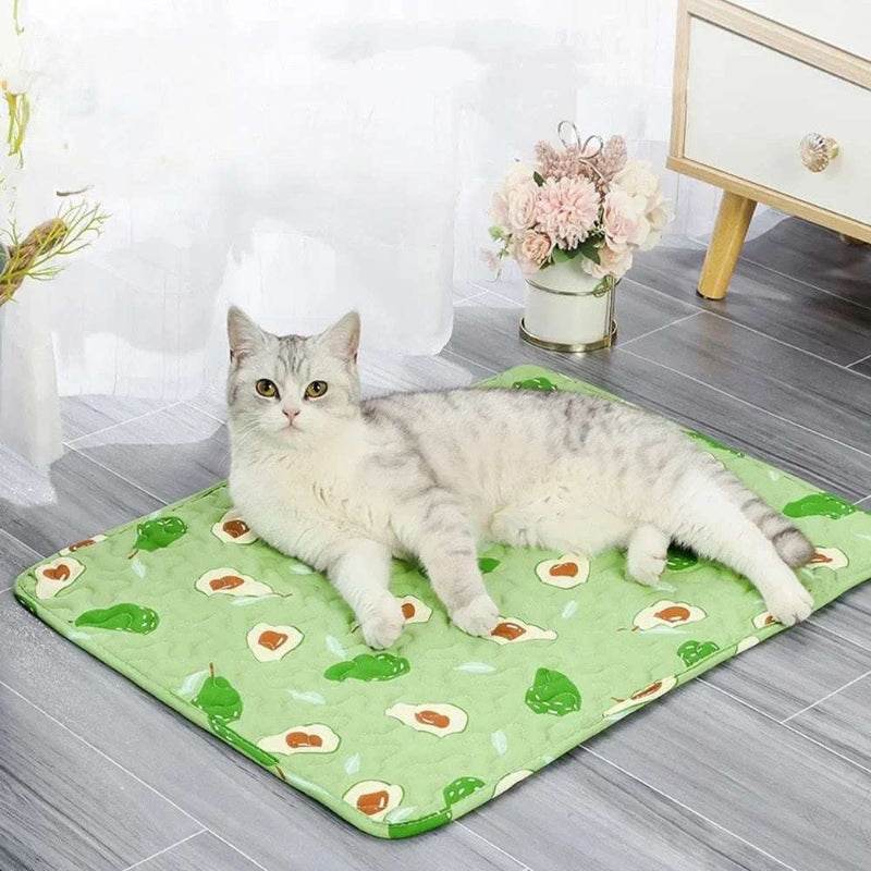 EMESA HOME Summer Pet Cooling Mat – Moisture-Proof Ice Blanket & Breathable Sofa Cushion for Dogs & Cats