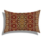 Decorative pillow with intricate pattern on a white background