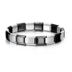 EMESA HOME 9mm Italian Charm Bracelet – Fashion Stainless Steel Elastic Link Chain Bangle, DIY Customizable Jewelry for Women & Men - EMESA HOME™