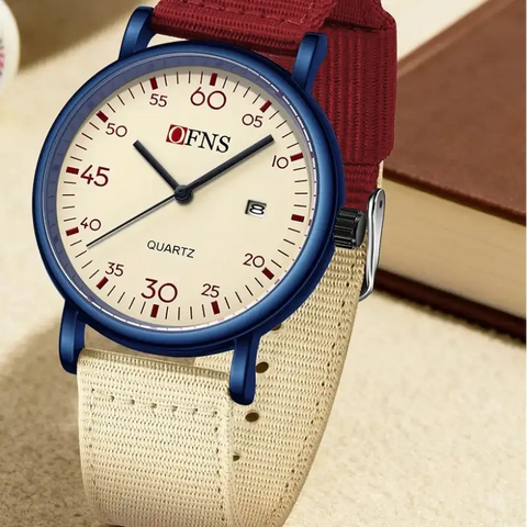 Emesa Home OFNS 1593 Retro Quartz Watch with Date Display
