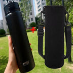 EMESA HOME Thermos Bottle With Straw Stainless Steel Thermal Cup Sports Water Bottles for Car, Keeps Drinks Cold or Hot Thermal Mug - EMESA HOME™