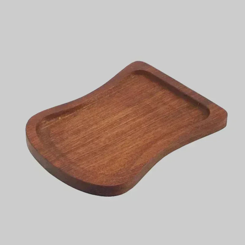 EMESA HOME Solid Wood Serving Tray Oval Tea Tray Decorative Wood Plate Fruit Tray Vegetable Platter Home Bread Dessert Cake Plate Tableware - EMESA HOME™