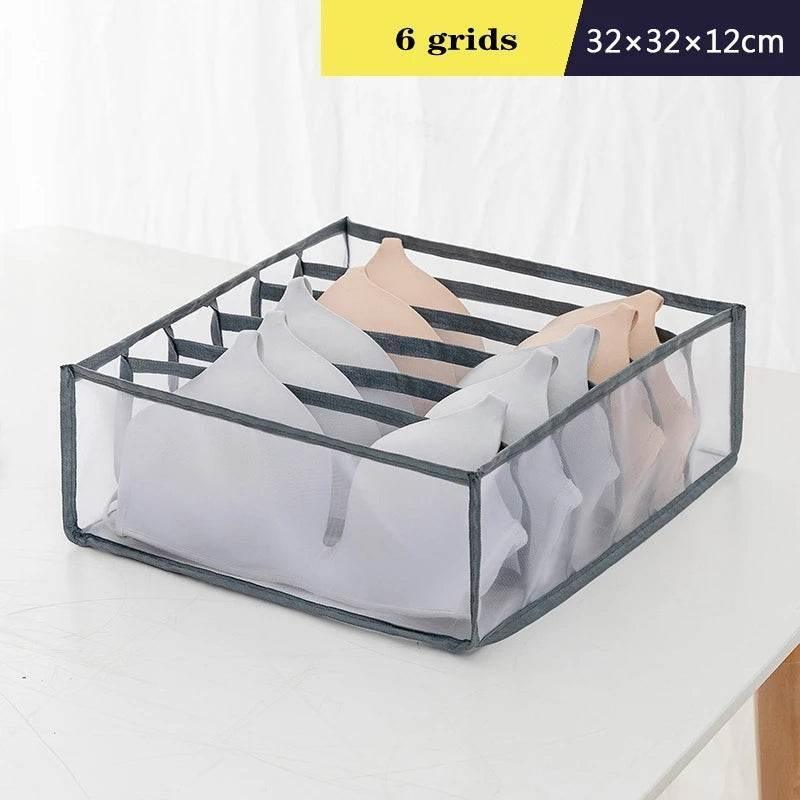 EMESA HOME Organizer for Panties, Socks, Bras, and Jeans - Foldable Wardrobe Storage Divider Box for Underwear and Clothes - EMESA HOME™