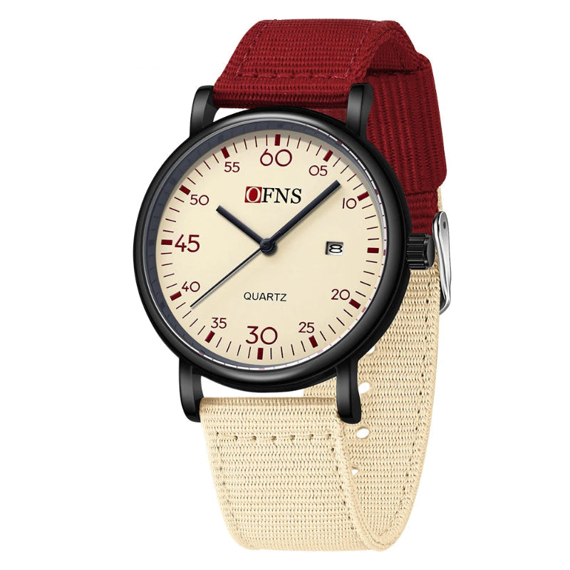 Emesa Home OFNS 1593 Retro Quartz Watch with Date Display
