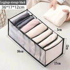 EMESA HOME Organizer for Panties, Socks, Bras, and Jeans - Foldable Wardrobe Storage Divider Box for Underwear and Clothes - EMESA HOME™