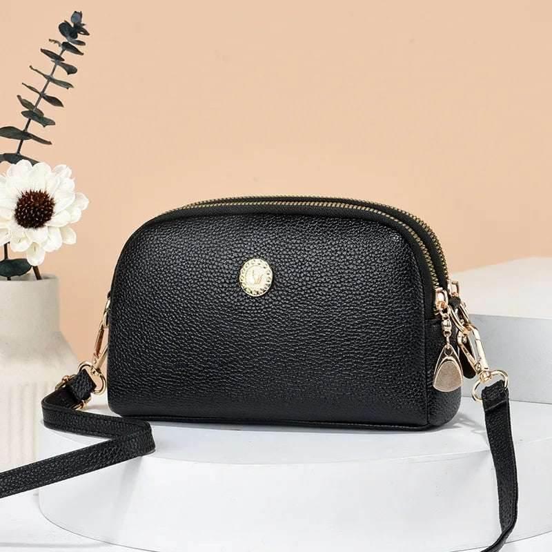 EMESA HOME Vintage Patchwork PU Leather Shoulder Bag – Fashion Hobo Shell Tote, Large Casual Handbag for Women - EMESA HOME™