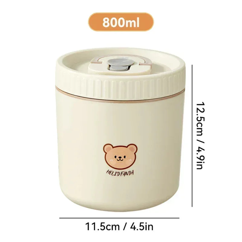 EMESA HOME Microwave Sealed Thermal Bento Lunch Box – 304 Stainless Steel Insulated Food Container - EMESA HOME™