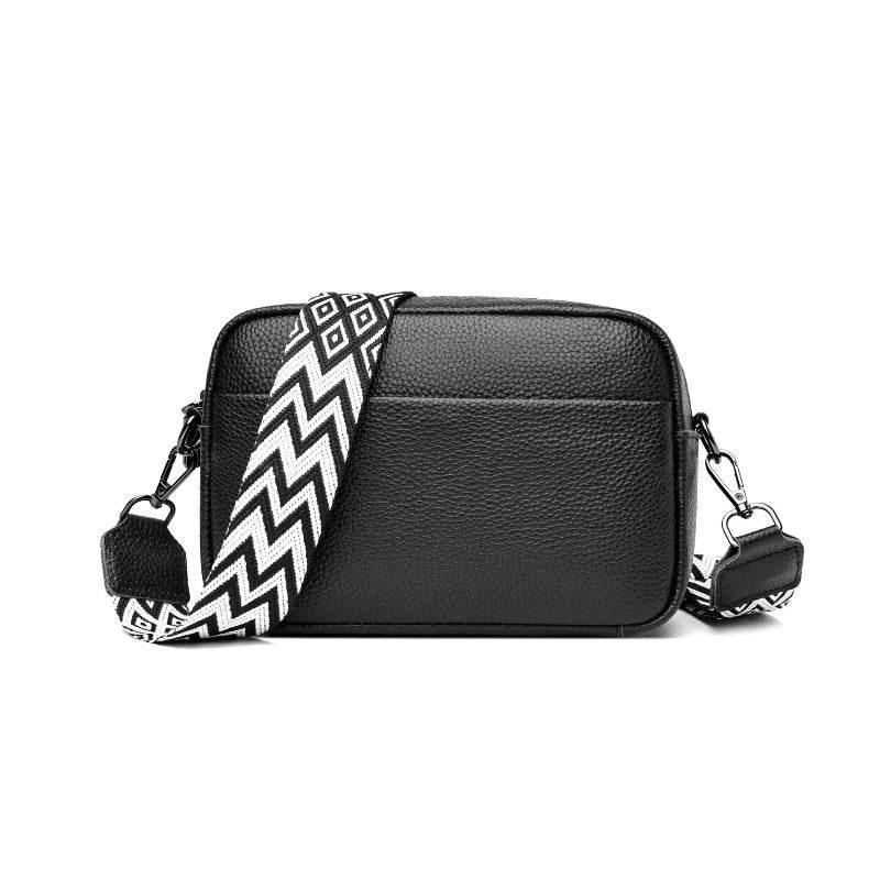 EMESA HOME Genuine Leather Handbag – Women’s Multi-Compartment Shoulder Bag with Zipper, Crossbody Purse for Daily Commute & Casual Use - EMESA HOME™