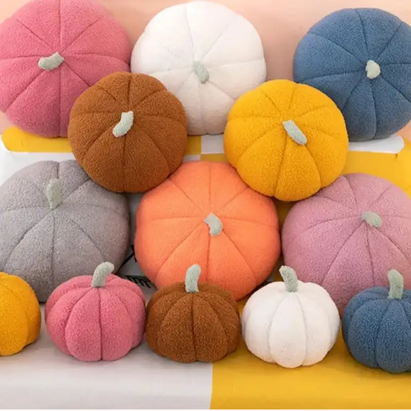 EMESA HOME Soft Plush Pumpkin Decorative Cushion – 18/28/35CM