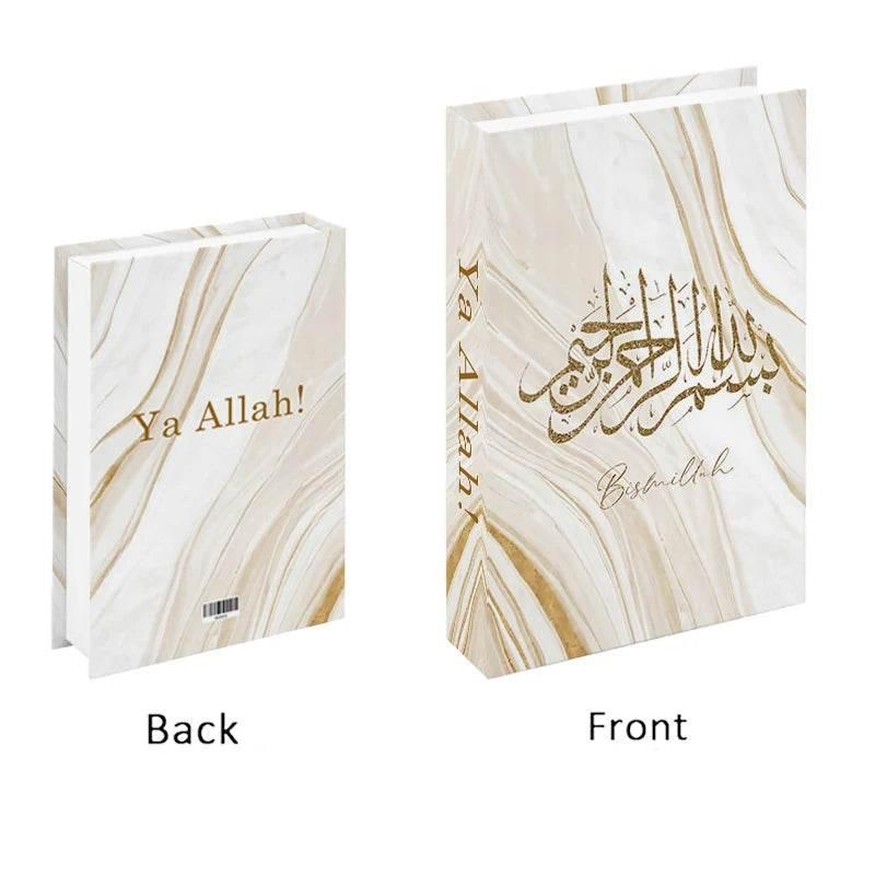 EMESA HOME Luxury Kaaba Fake Book Storage Box – Decorative Faux Book for Coffee Table, Living Room, or Bedroom - EMESA HOME™